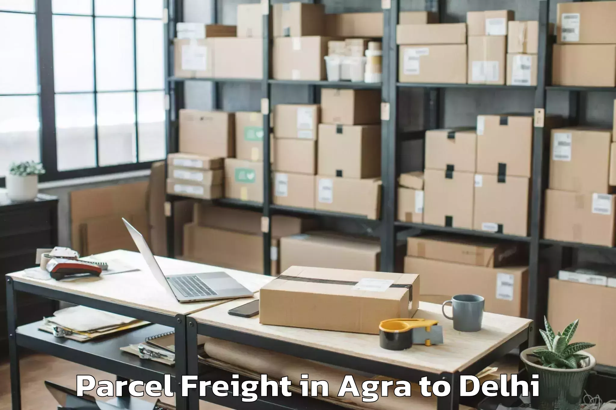 Hassle-Free Agra to Vasant Vihar Parcel Freight